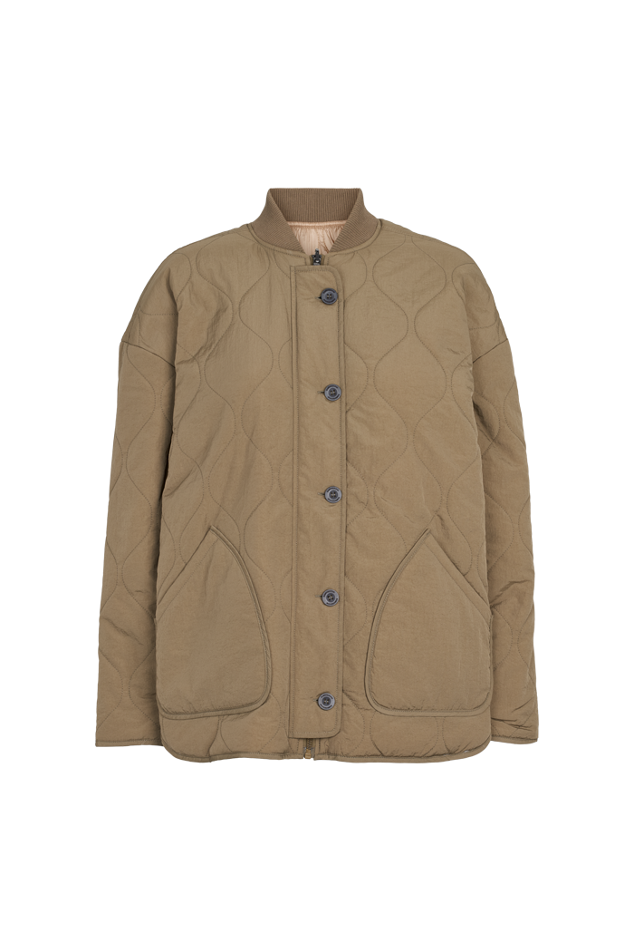 Basic Apparel Ruby Loose Jacket Jakker 181 Capers Green